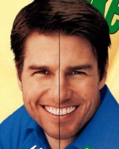 Tom Cruise Tom's Cruise's Asymmetrical Smile