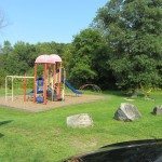Playground at Payson Park in Warren, Maine