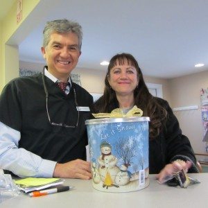 Thank you Leigh Smith!!! Leigh Smith brings Christmas gifts to Seasons of Smiles Dental
