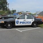 Police cruiser in Rockland, Maine