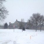 Rockland Maine Library. Nemo Blizzard.