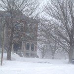 Rockland Maine Library. Nemo Blizzard.