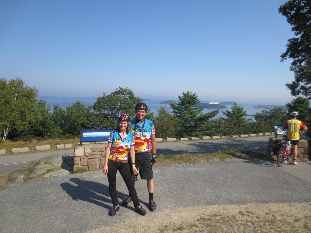 This is day four of Bike Maine 2013 Inaugural ride. Overall we had seen lots of rain, wind and fog. We rode into Bar Harbor Maine, and the weather come out with Maine's finest. Thank you Lanita for joining me.