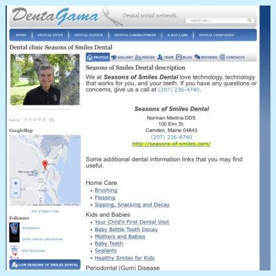 Seasons of Smiles Dental signs up with Dentagama.com
