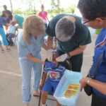 Dr. and Mrs. Medina at work.