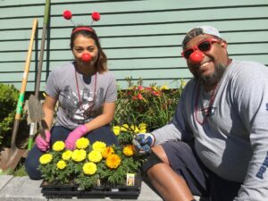 David and Keyla. Red Nose Day 2016