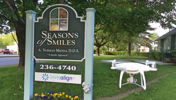 A DJI Phantom 4 Drone at the Dental Office.
