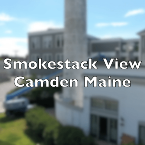 Smokestack View, Camden Maine