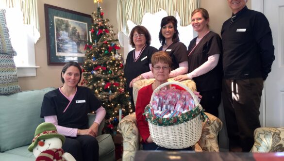 Rona Emery with Santa’s Elves Project 2016
