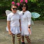 Our tu-tooth fairy assistant, Michelle, and daughter.