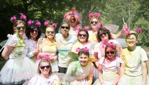 5K Color run in Camden, Rockport Maine.