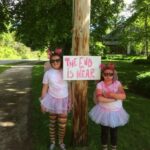Almost done! Color Run in Rockport Maine 2017
