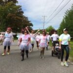 The start of the color run, Rockport Maine