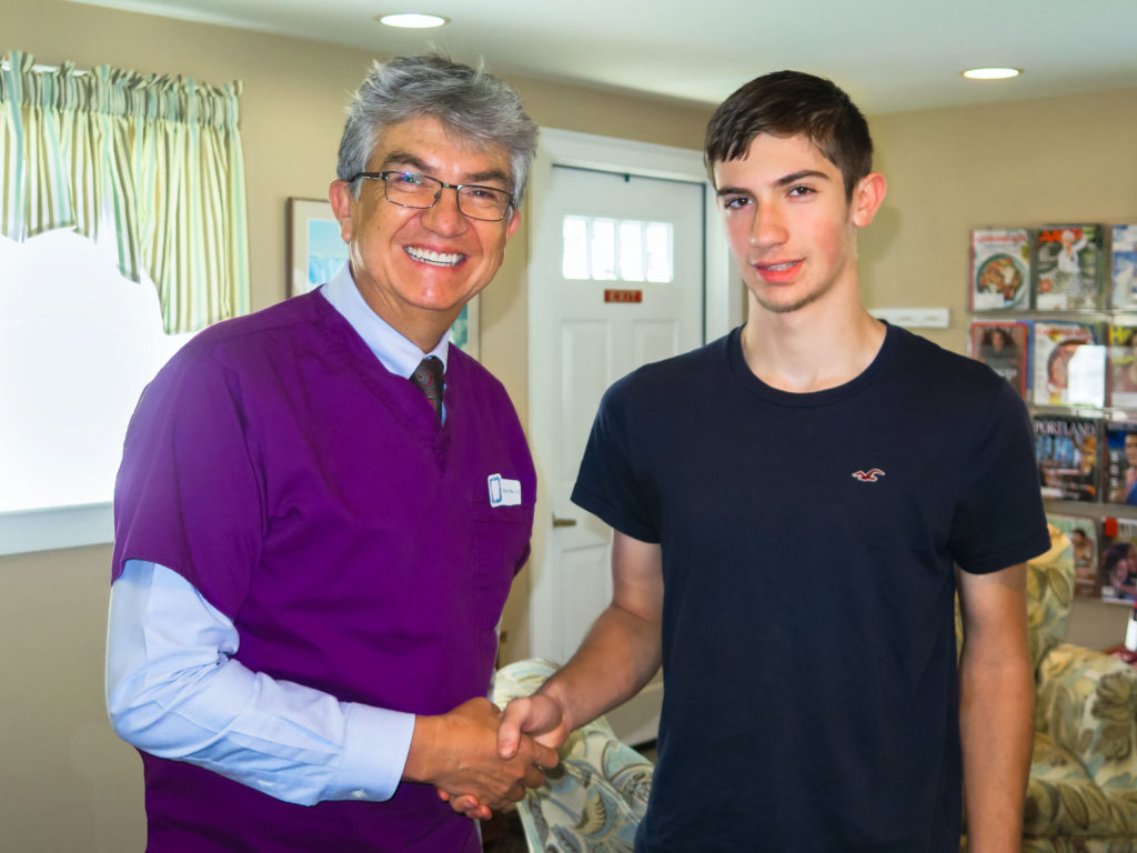 Alex Clevette and Dr. Medina