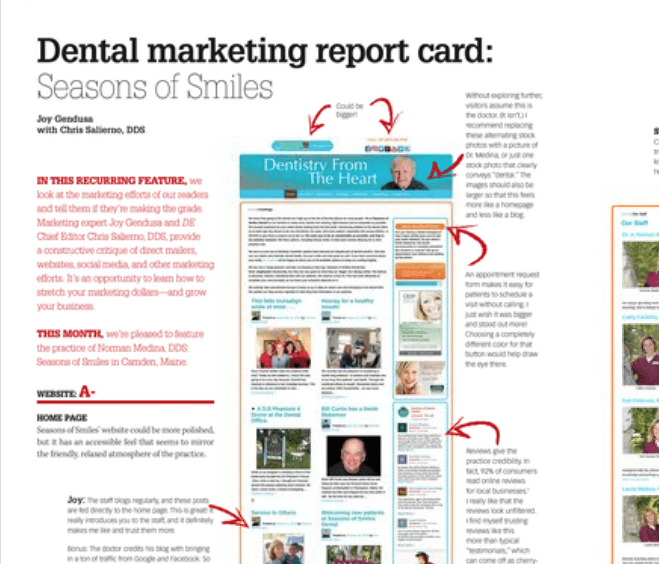 Dental Economics Report Card – Seasons of Smiles