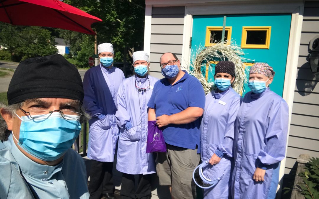 The Maine Dental Association comes bringing gifts.
