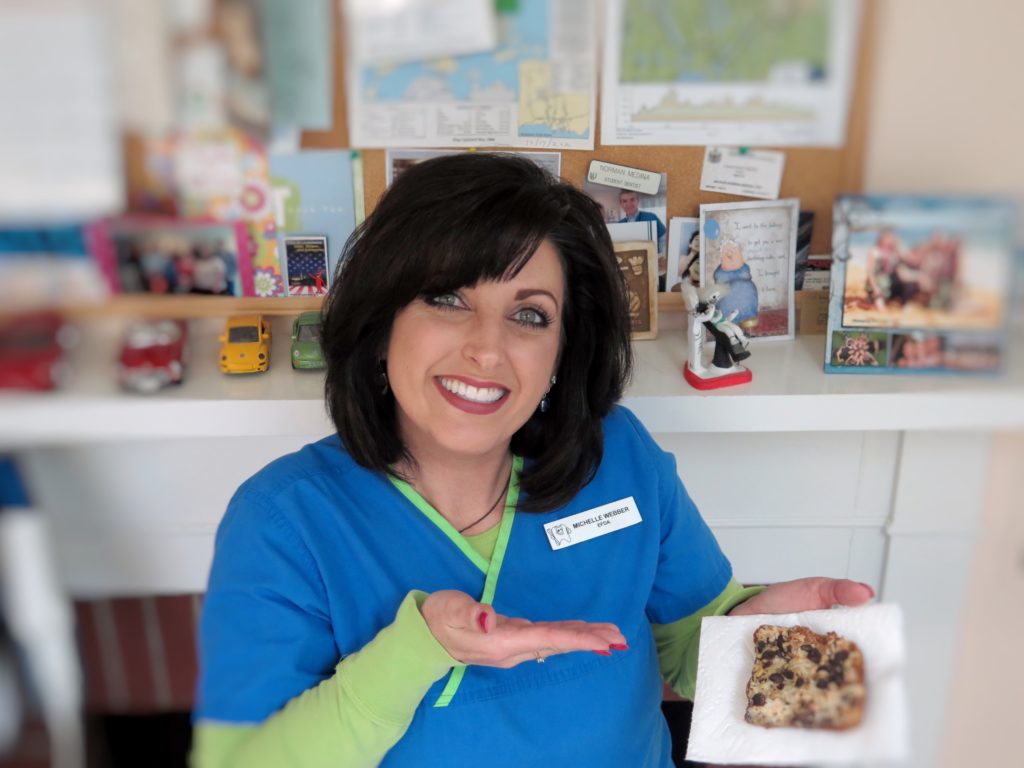 Michelle Colson Webber knows that she should abstain from all magic bars.