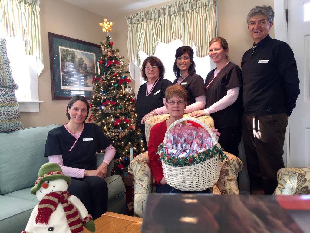 Rona Emery with Santa’s Elves Project 2016