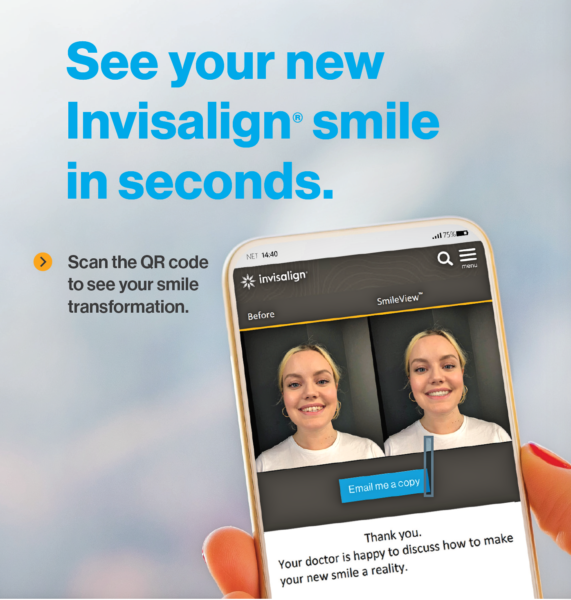 See your new Invisalign smile in seconds.