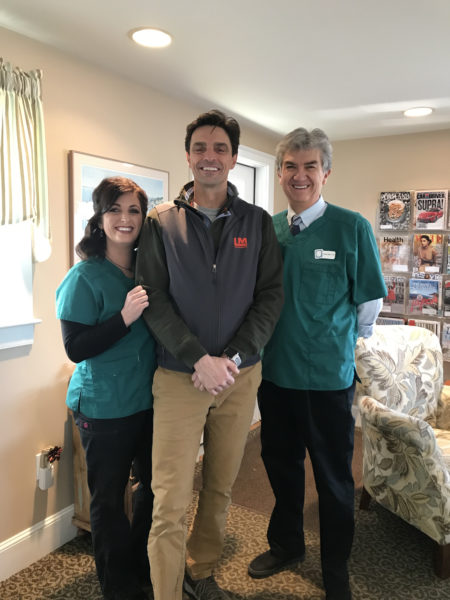 Michelle Webber, Simon Castle with and Dr. Medina