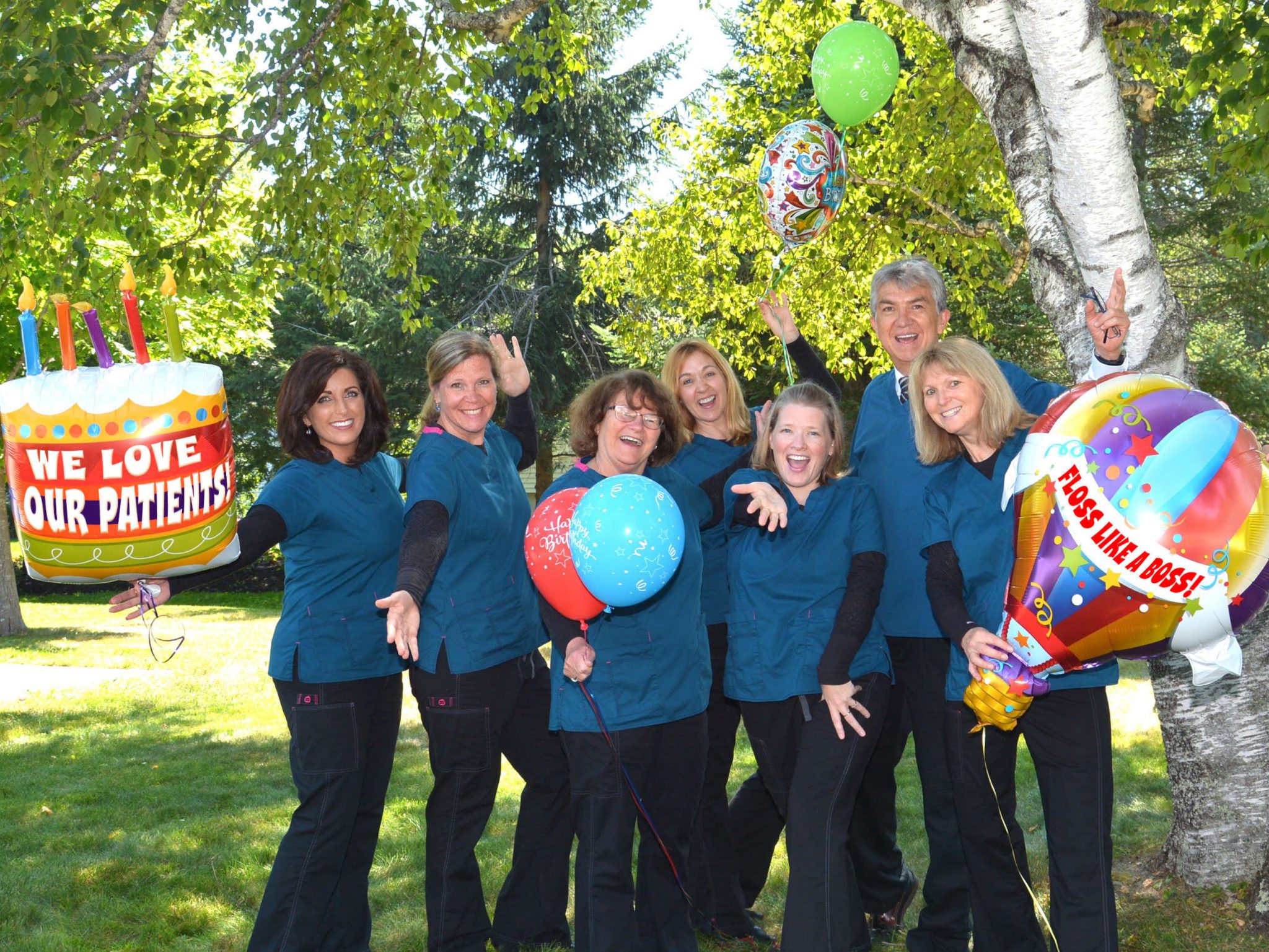 Welcoming new patients at Seasons of Smiles Dental